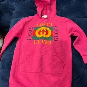 Pink Gucci Hood Dress